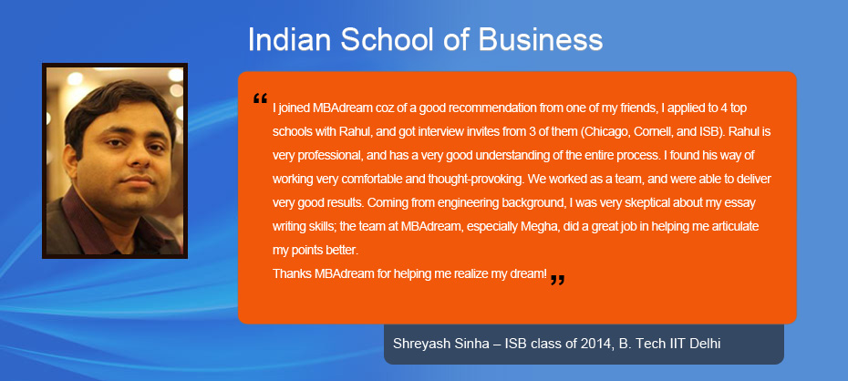 Business School Application Consultant Reviews and Testimonials